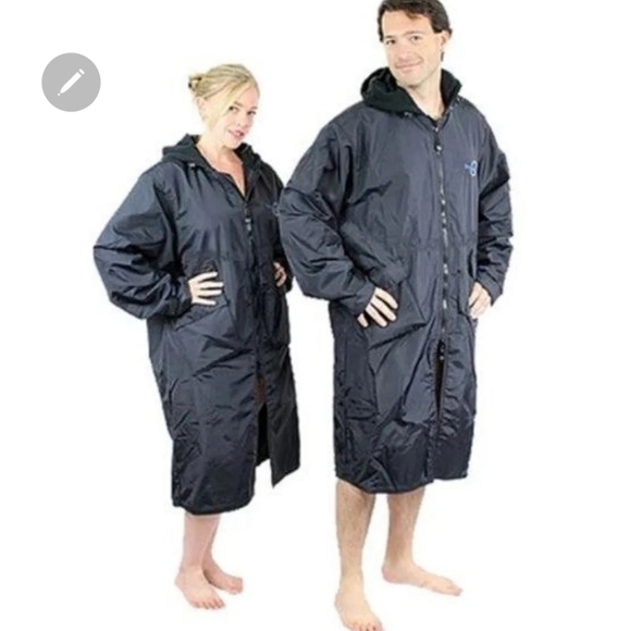 NWT Adidas Blue Unisex Fleece Lined Parka - Picture 5 of 6